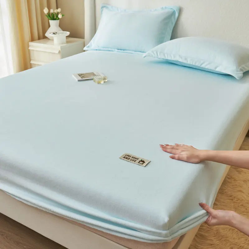 Housse de Matelas Moderne MilkFLUX Milk Fiber Phantom Blue-120x200 Three piece set