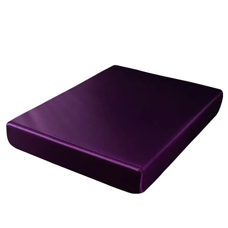 Housse de Matelas Moderne PROTEA Dark Purple-Fitted sheet 120cmx200cm