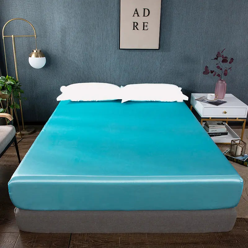Housse de Matelas Moderne PROTEA Blue-Fitted sheet 120cmx200cm