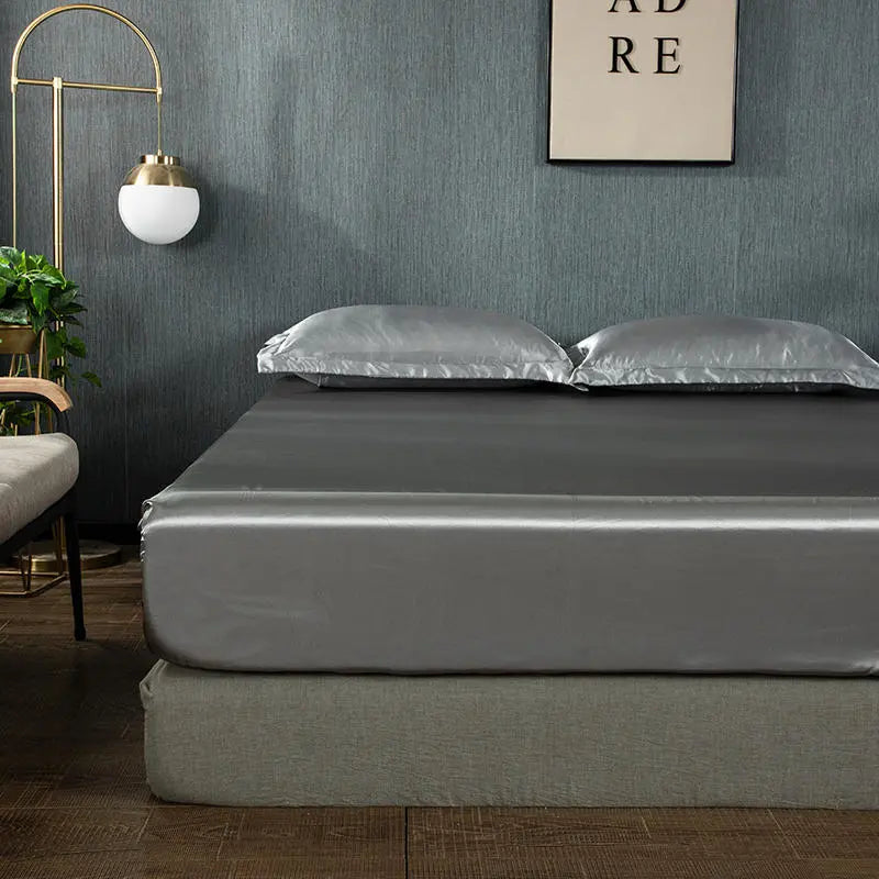 Housse de Matelas Polyester Moderne PROTECTIO Silver grey-150X200cm