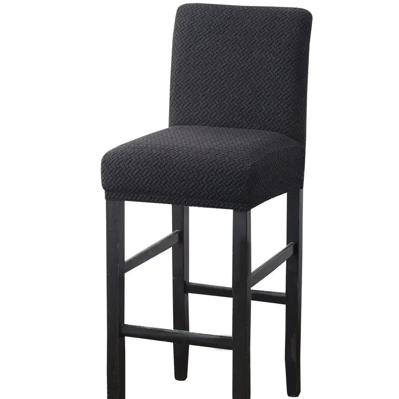 Housse de Tabouret Extensible VELTAN Black-39x35CM