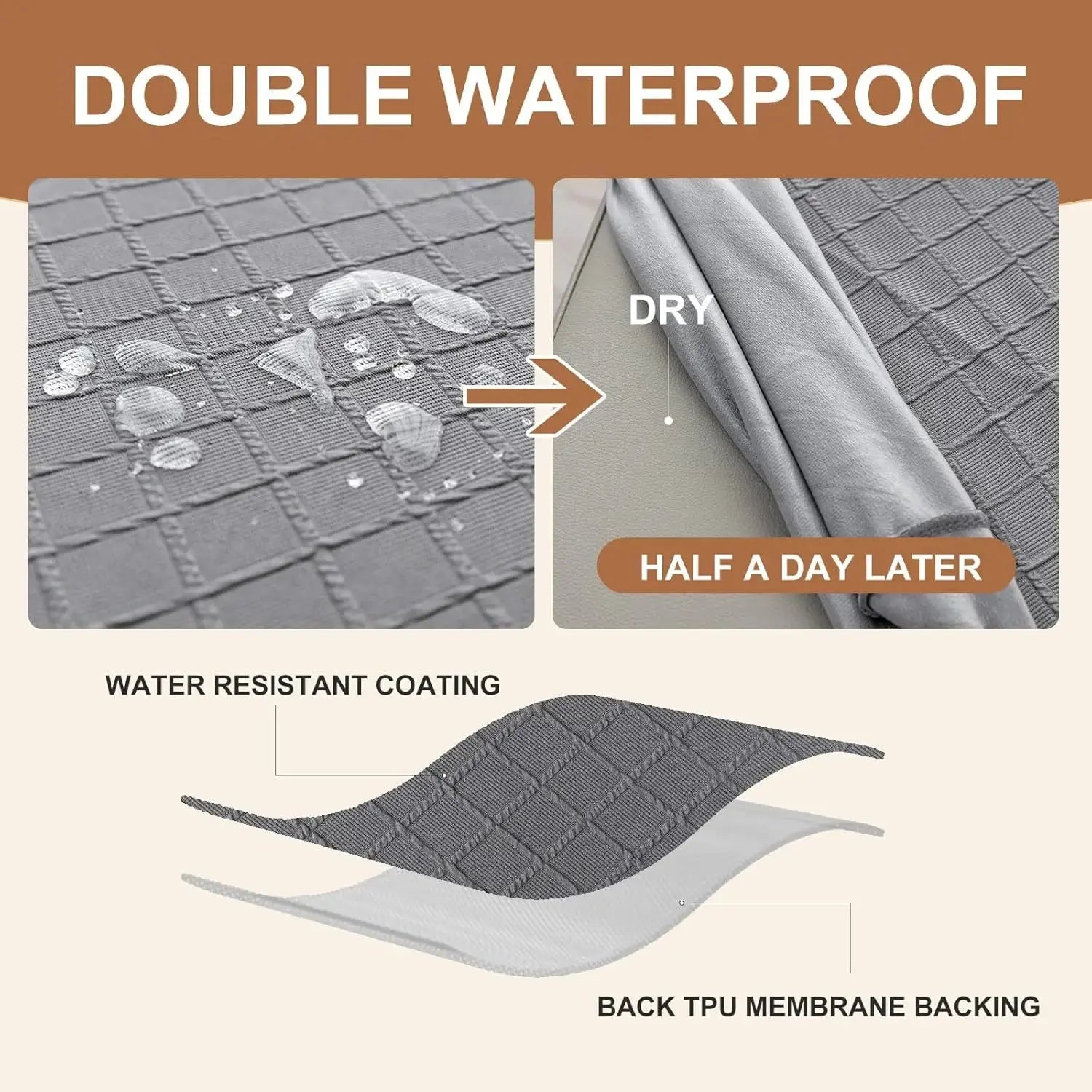 Housse Banquette Imperméable GENIX