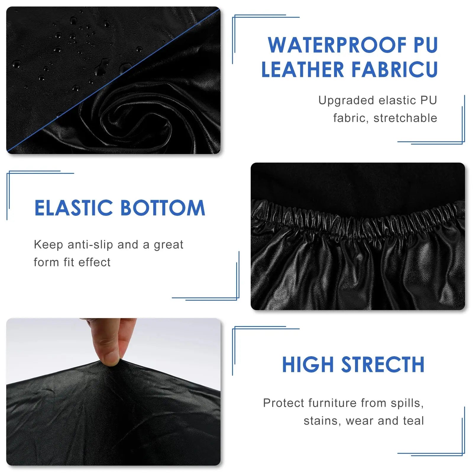 Housse Banquette Extensible PU LIVANTO