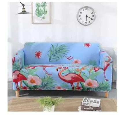 Housse de canapé Moderne MINISTYL Flamingo-Double and two pillows