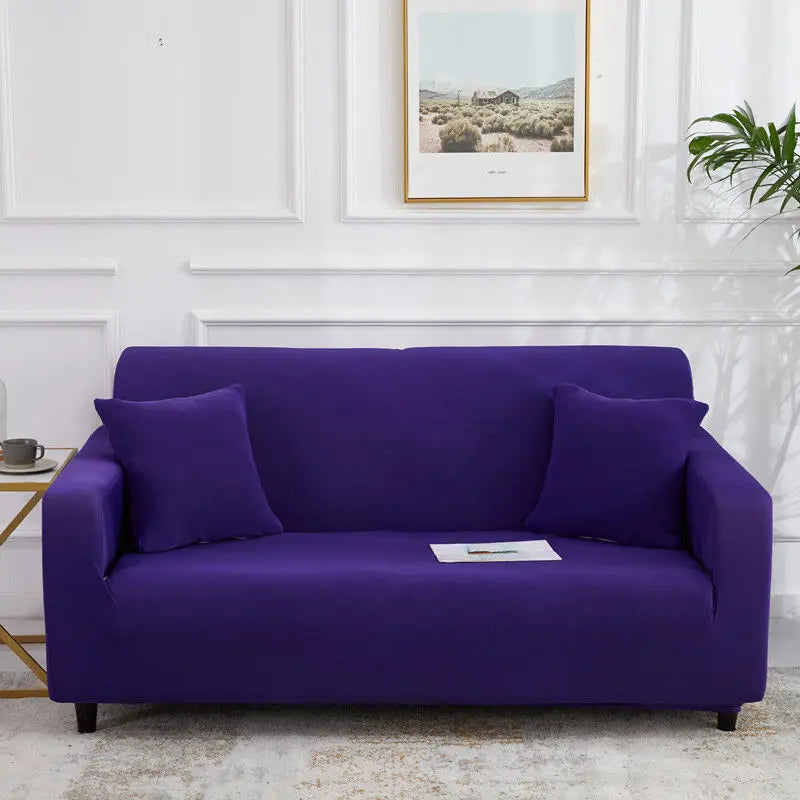 Housse de canapé Stretch All-Inclusive QUOLTA Double 145 185cm-Deep purple