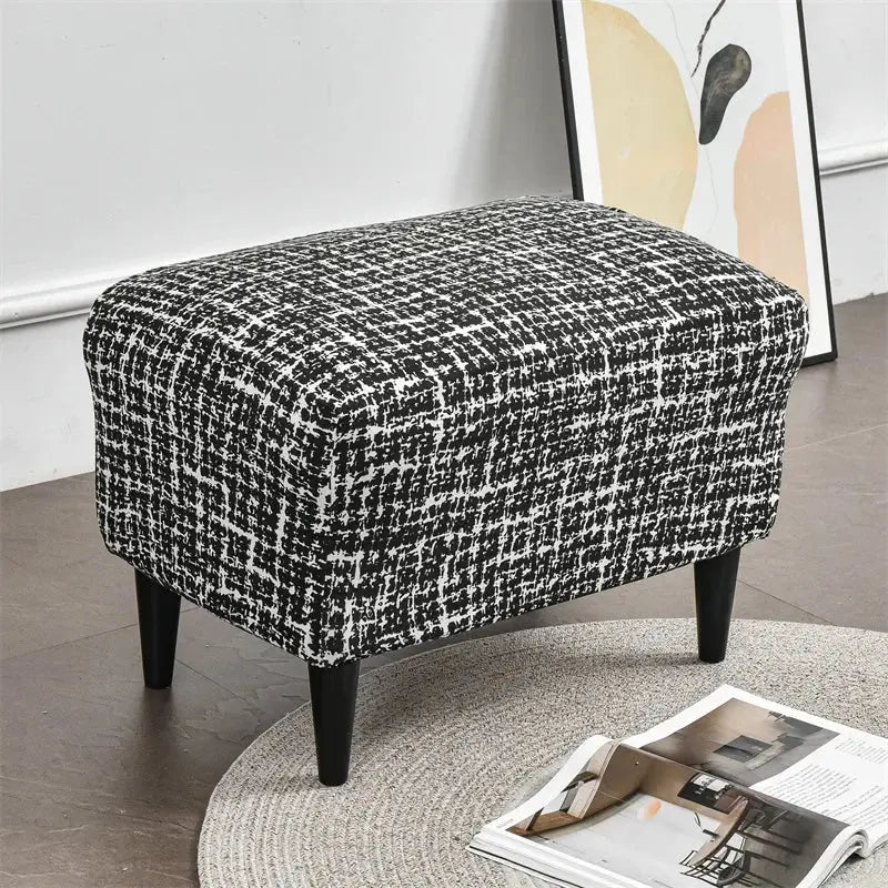 Housse de chaise à ailes imprimées feuilles, housse de fauteuil extensible en Spandex, style nordique amovible, housse de canapé relaxante, housse de protection pour meubles Housse de France