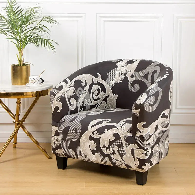 Housse Fauteuil Club Floral VELUNA