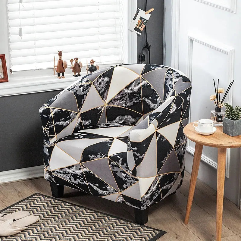 Housse Fauteuil Club Floral VELUNA