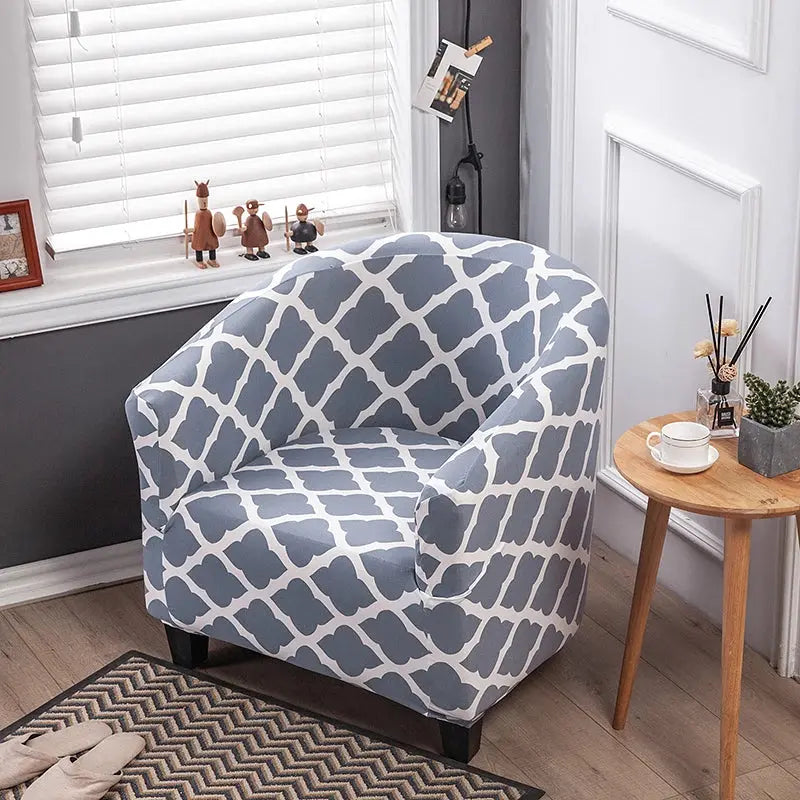 Housse Fauteuil Club Floral VELUNA