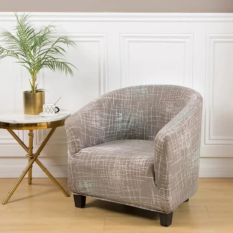 Housse Fauteuil Club Floral VELUNA