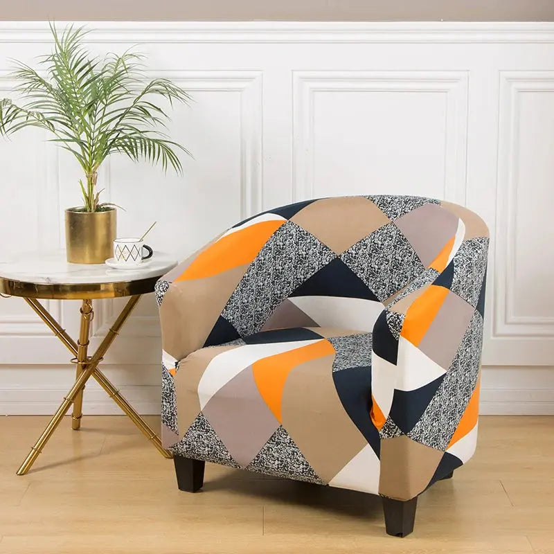 Housse Fauteuil Club Floral VELUNA