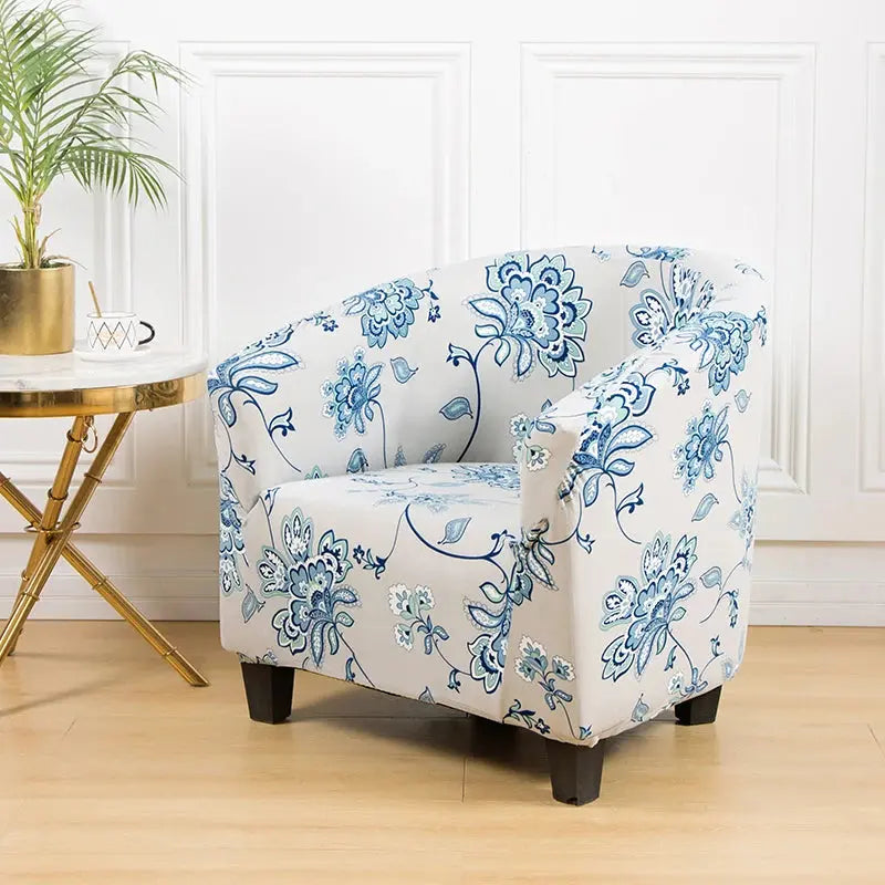 Housse Fauteuil Club Floral VELUNA