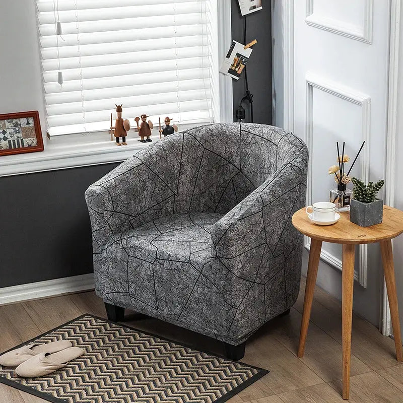 Housse Fauteuil Club Floral VELUNA