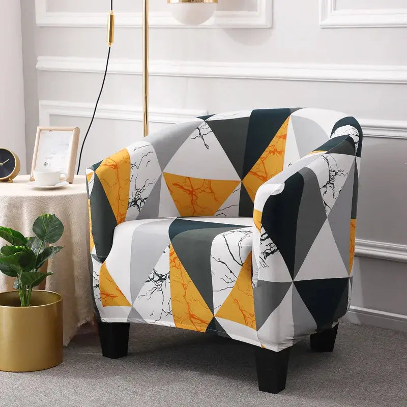 Housse Fauteuil Club Floral VELUNA