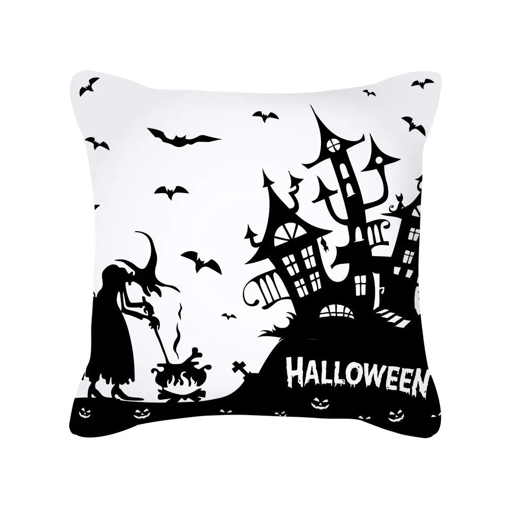 Housse de coussin Halloween Pumpkin NOVELIA WXTPR5215-Peach skin