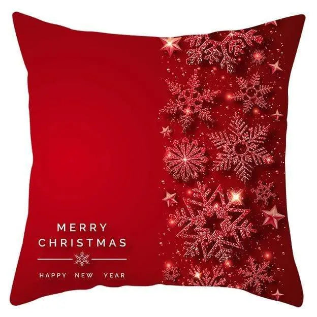 Housse de coussin Noël Rouge - Housse De France