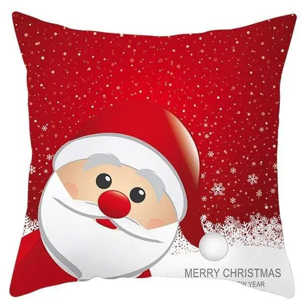 Housse de coussin Noël Rouge - Housse De France