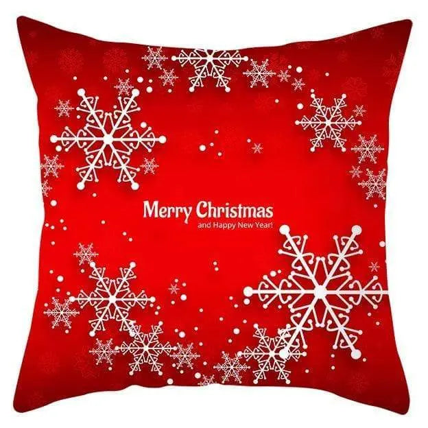 Housse de coussin Noël Rouge - Housse De France