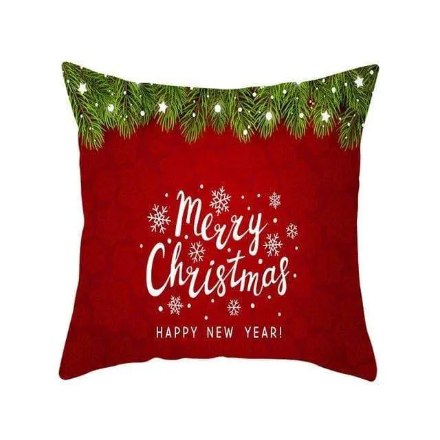 Housse de coussin Noël Rouge - Housse De France