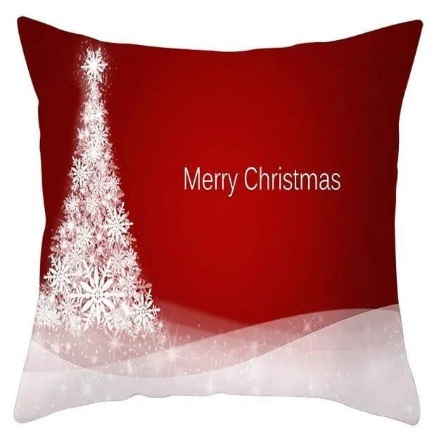 Housse de coussin Noël Rouge - Housse De France