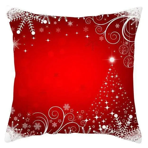 Housse de coussin Noël Rouge - Housse De France