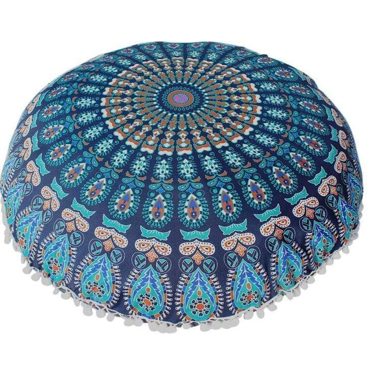 Housse de coussin pouf rond bohème - Housse De France