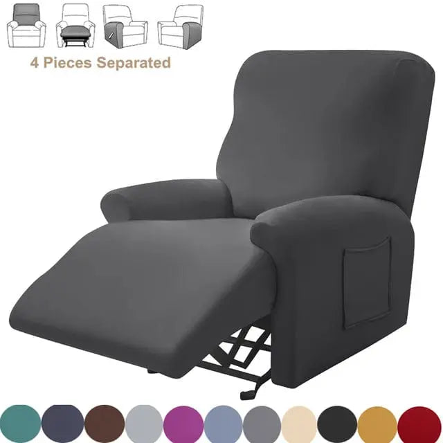 Housse fauteuil relax SPLITSOFA, protection pour chaise inclinable de relaxation - Housse de France