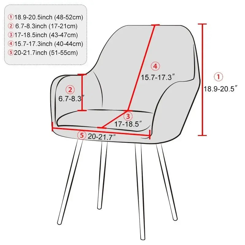 Housse fauteuil scandinave REEBAKA Housse de France