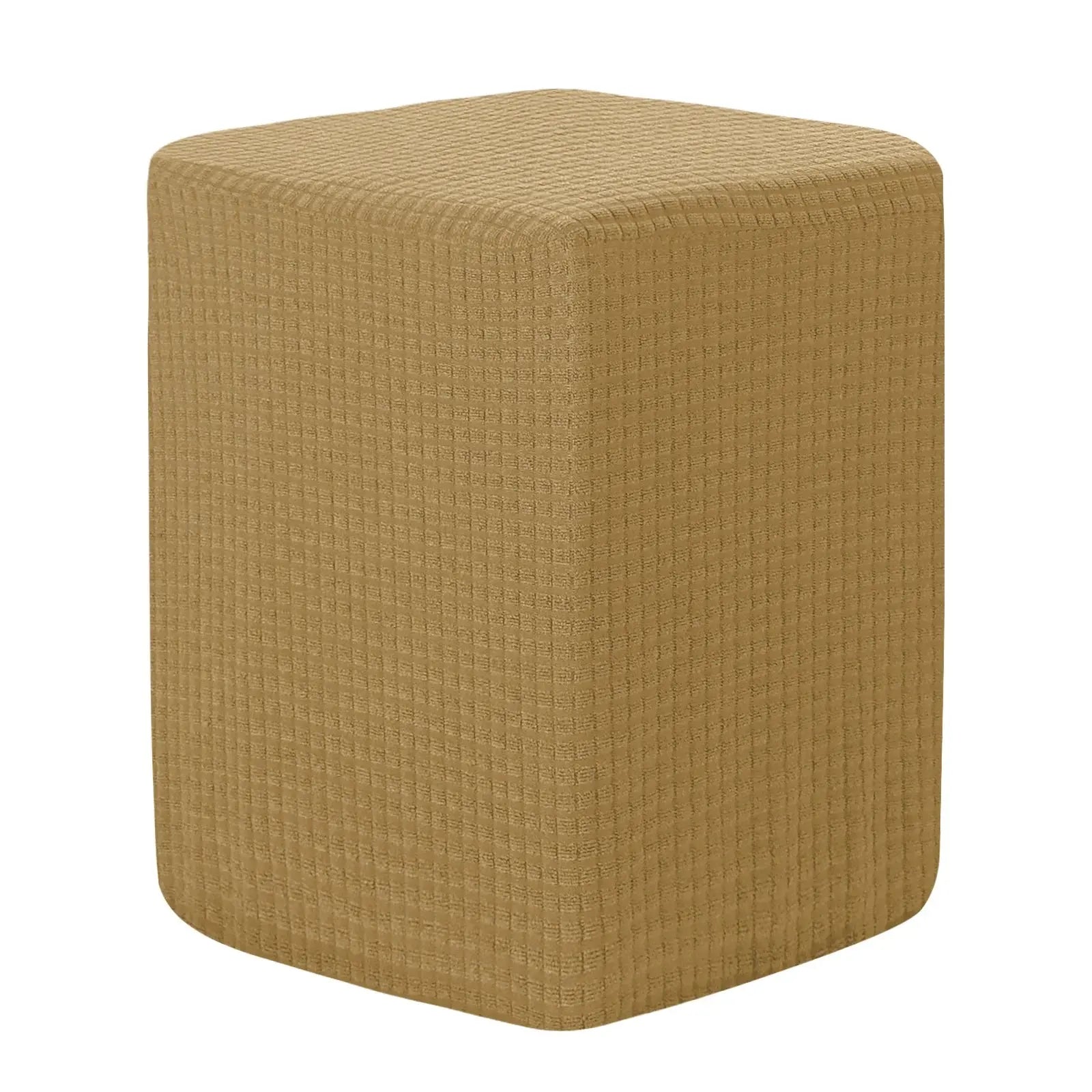 Housse ottomane carrée 36x25x32cm, housse de protection élastique pour tabouret de pied, repose-pieds pour salon et chambre à coucher Housse de France