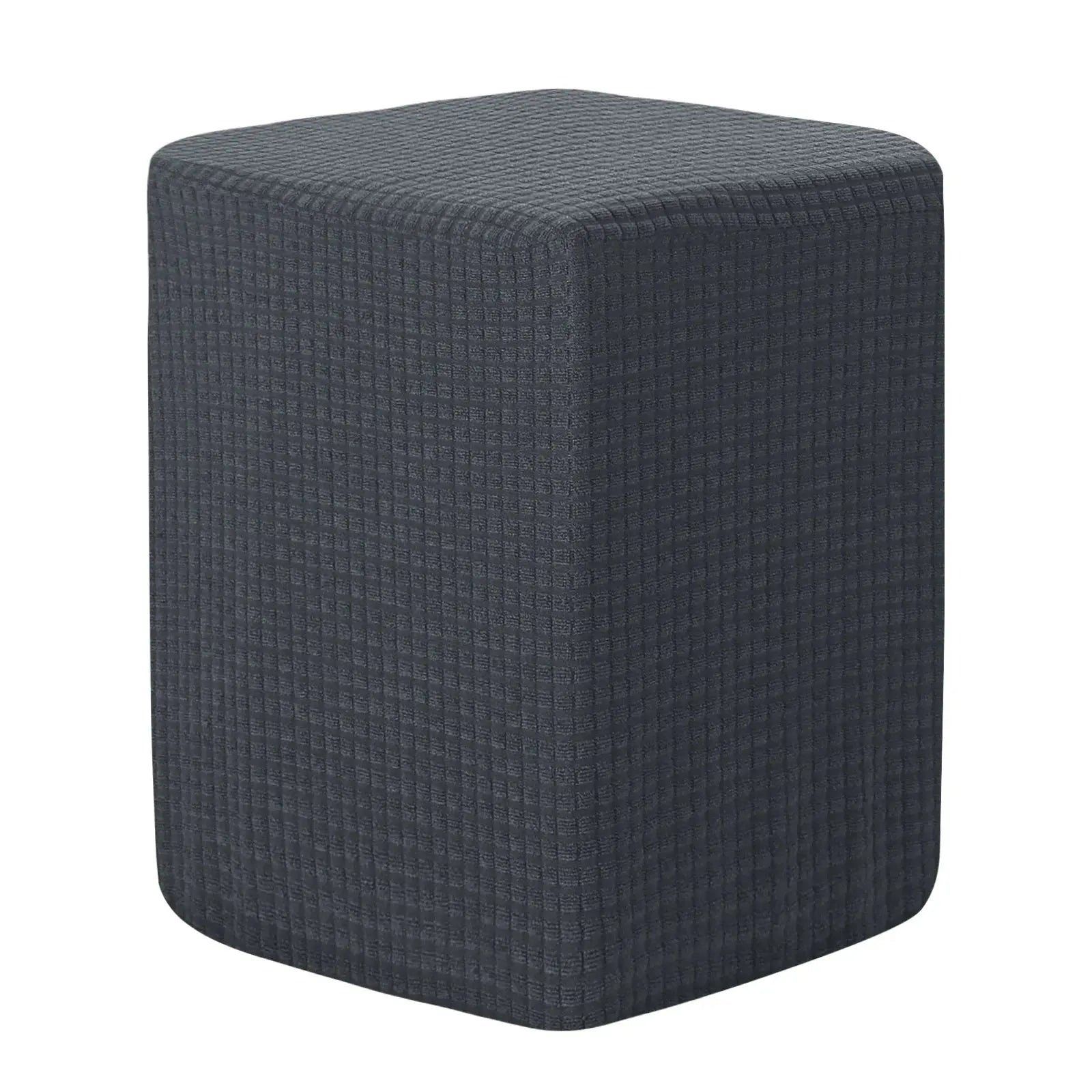 Housse ottomane carrée 36x25x32cm, housse de protection élastique pour tabouret de pied, repose-pieds pour salon et chambre à coucher Housse de France