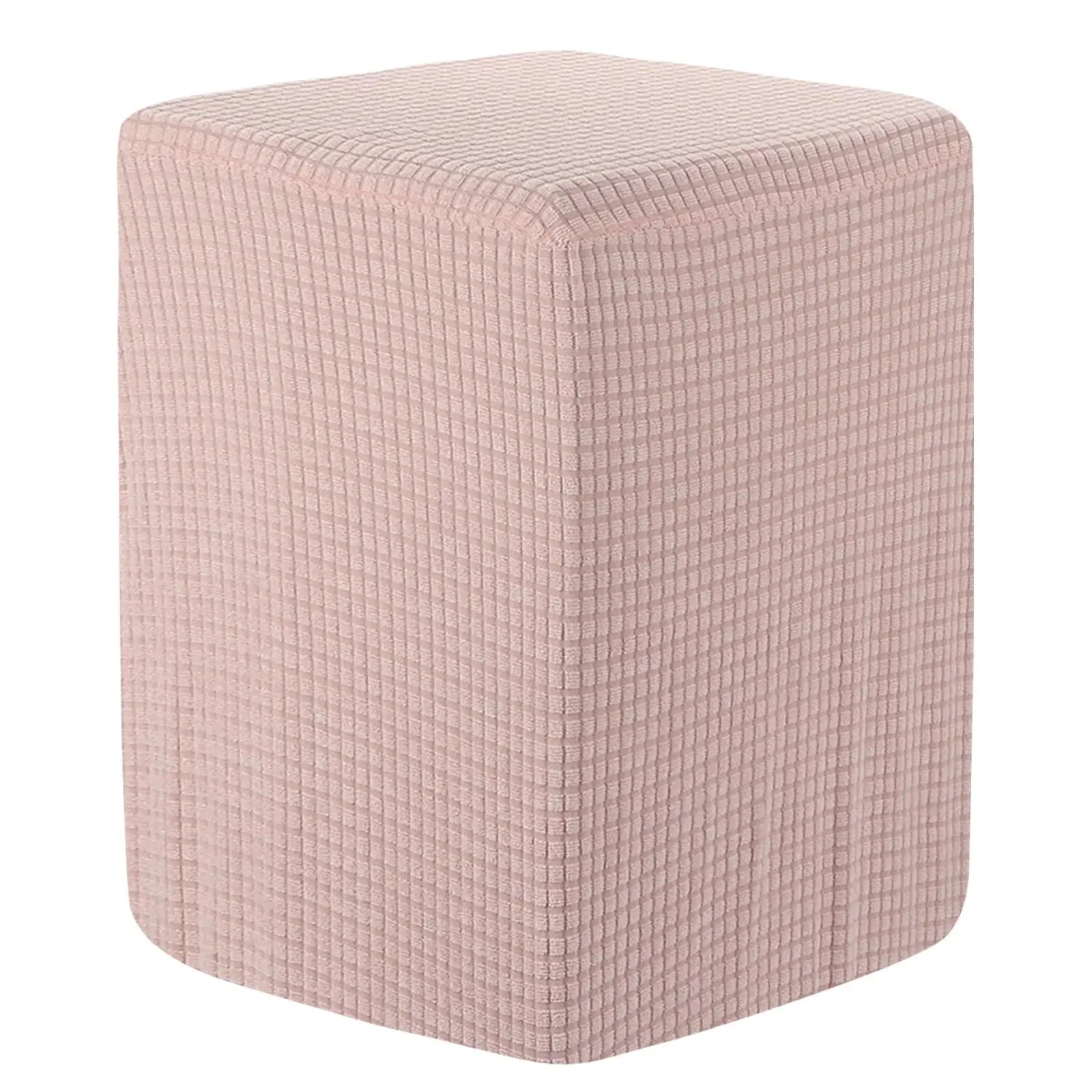 Housse ottomane carrée 36x25x32cm, housse de protection élastique pour tabouret de pied, repose-pieds pour salon et chambre à coucher Housse de France