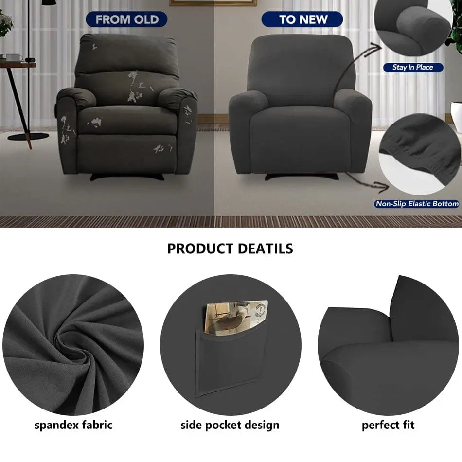 Housse pour fauteuil relax et mobilier inclinable de relaxation RECLYSOFA - Housse de France