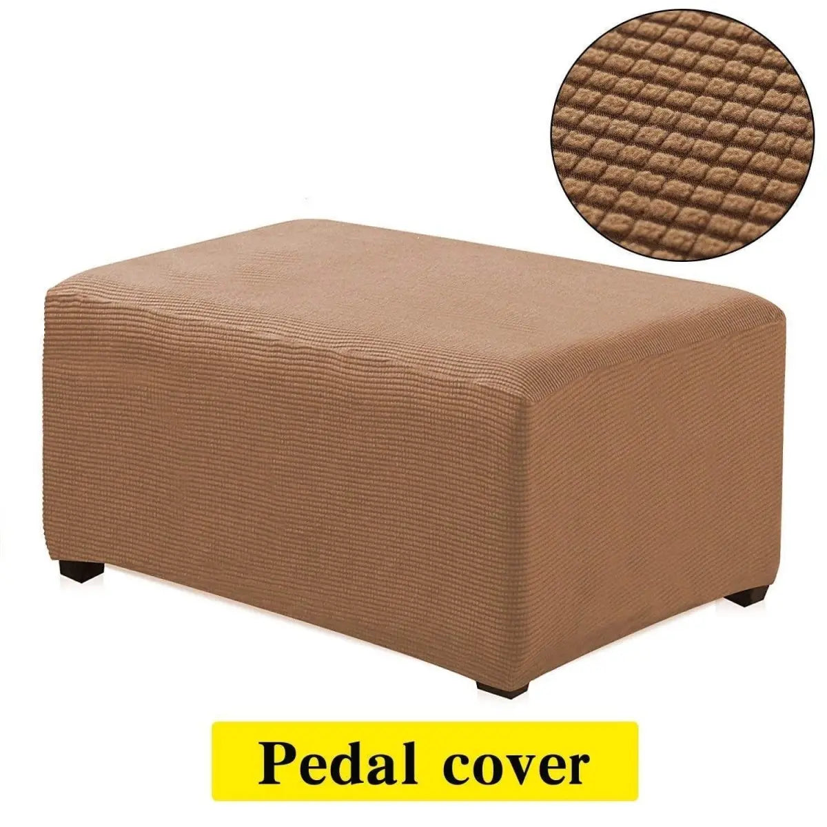 Housse protection pour poufs et repose pieds rectangulaire - Housse De France