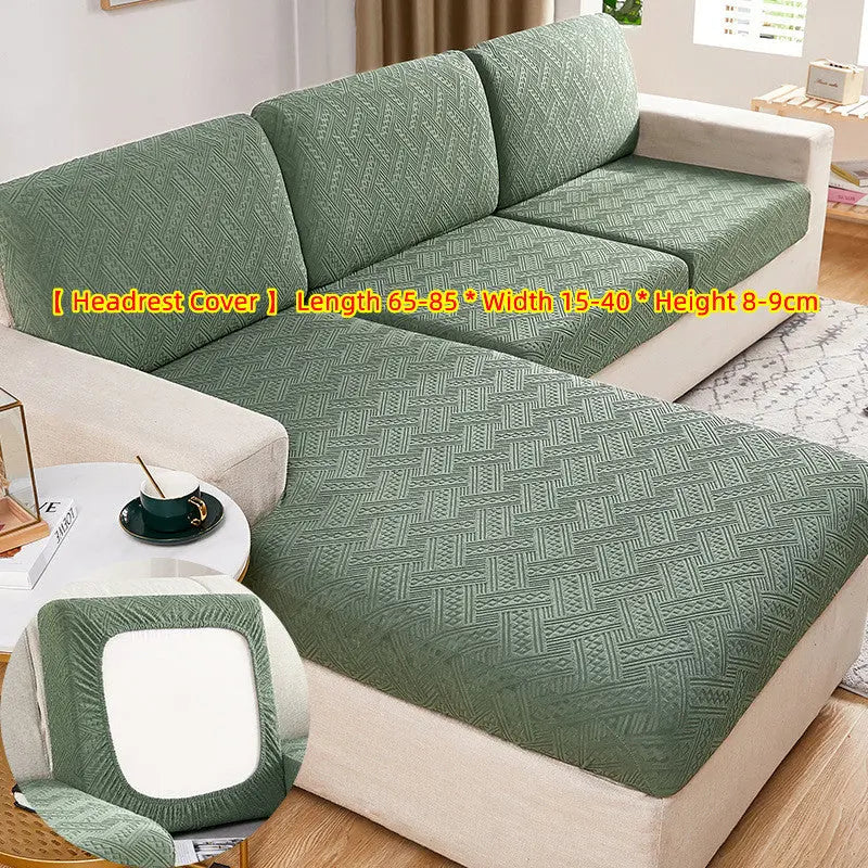 Housse Assise Canapé Élastique SOKOF Wind Chime Turquoise-Head pillowcase