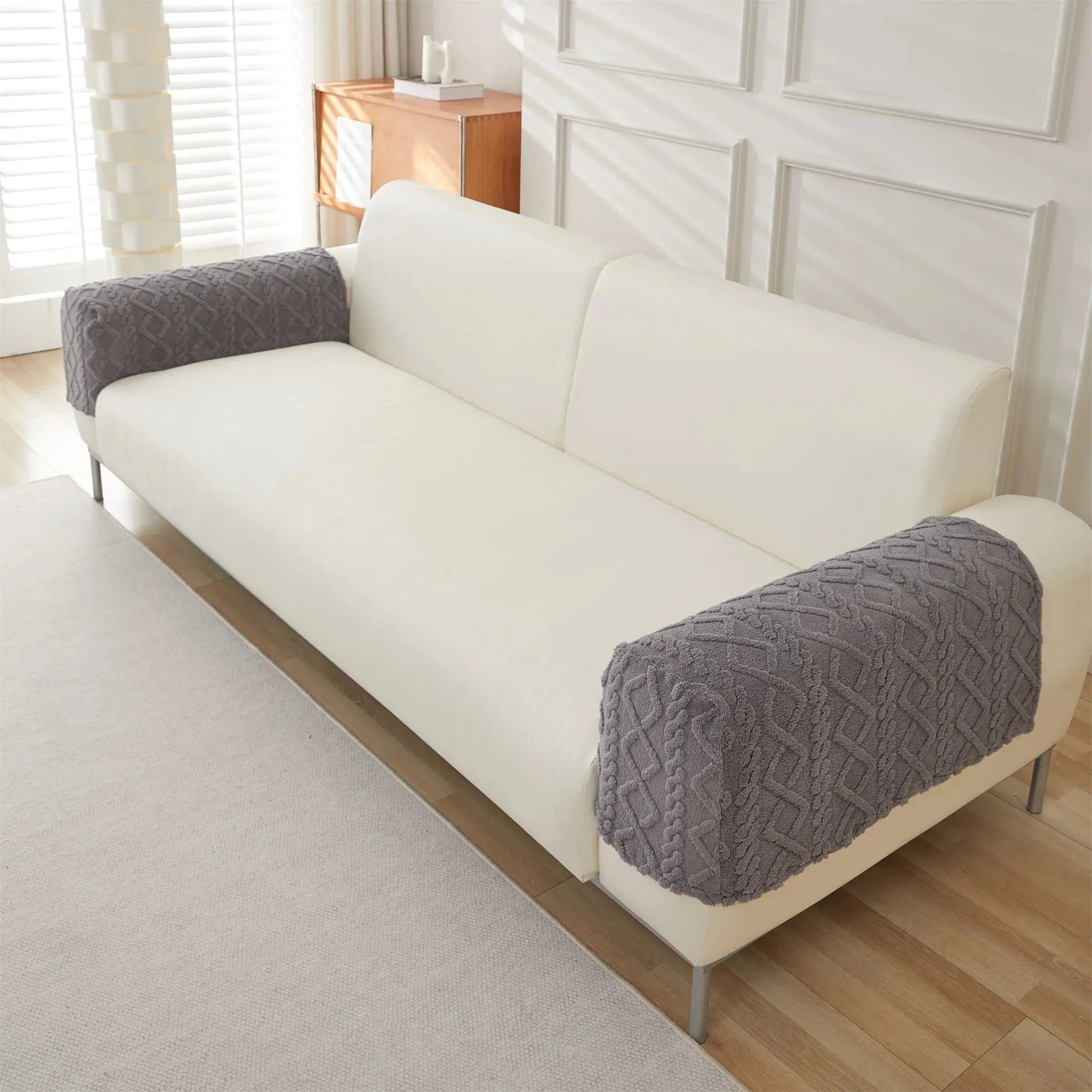 Housse Accoudoir Canapé Jacquard ELUNTO