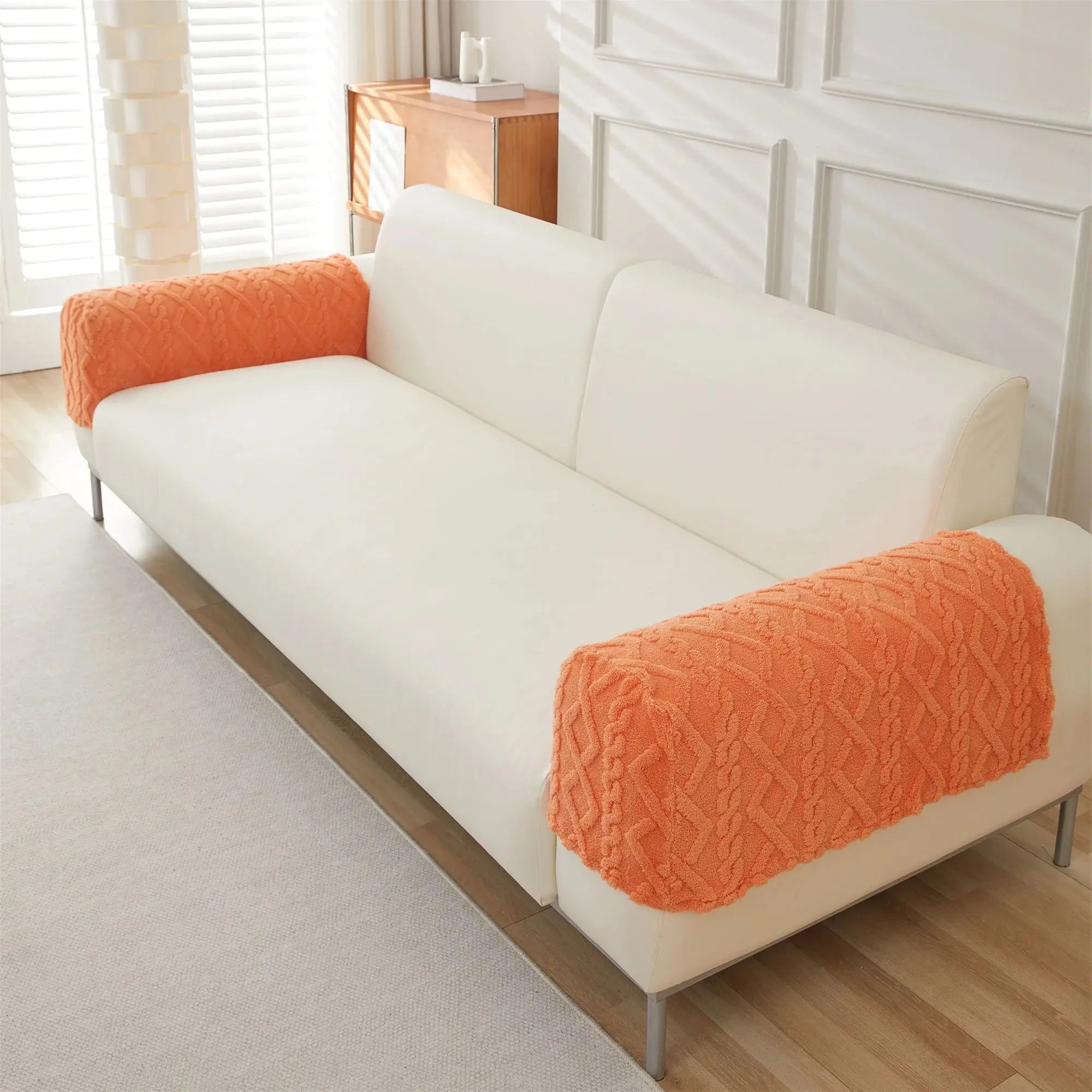 Housse Accoudoir Canapé Jacquard ELUNTO