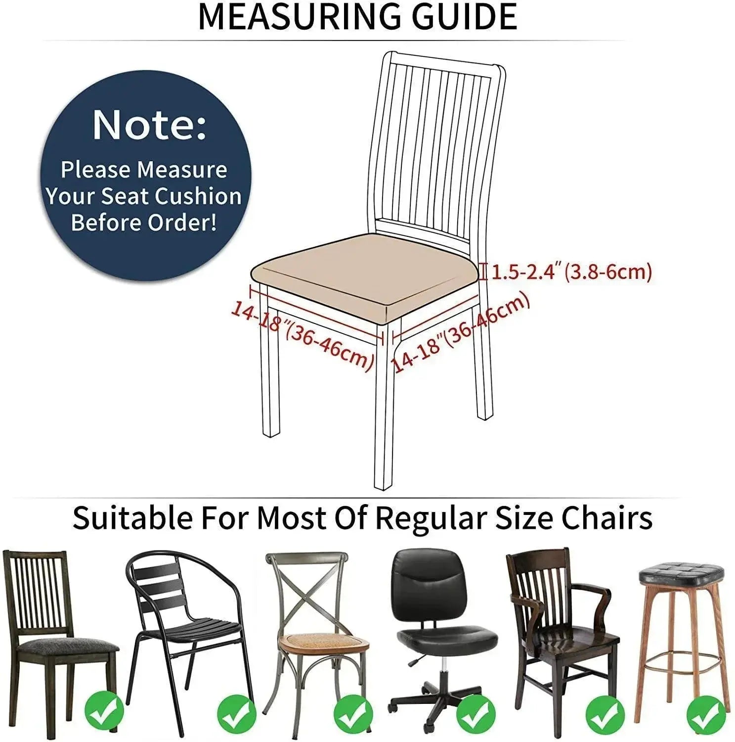 Housse assise chaise élastique SEVORA