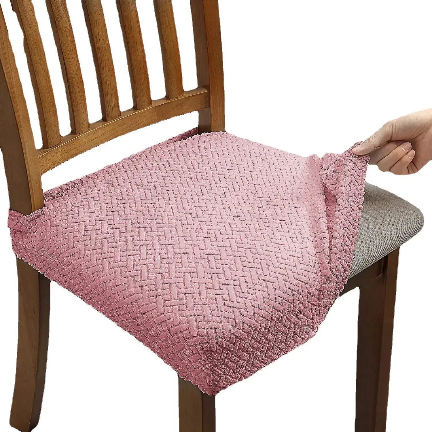 Housse assise chaise unie ELASTIO