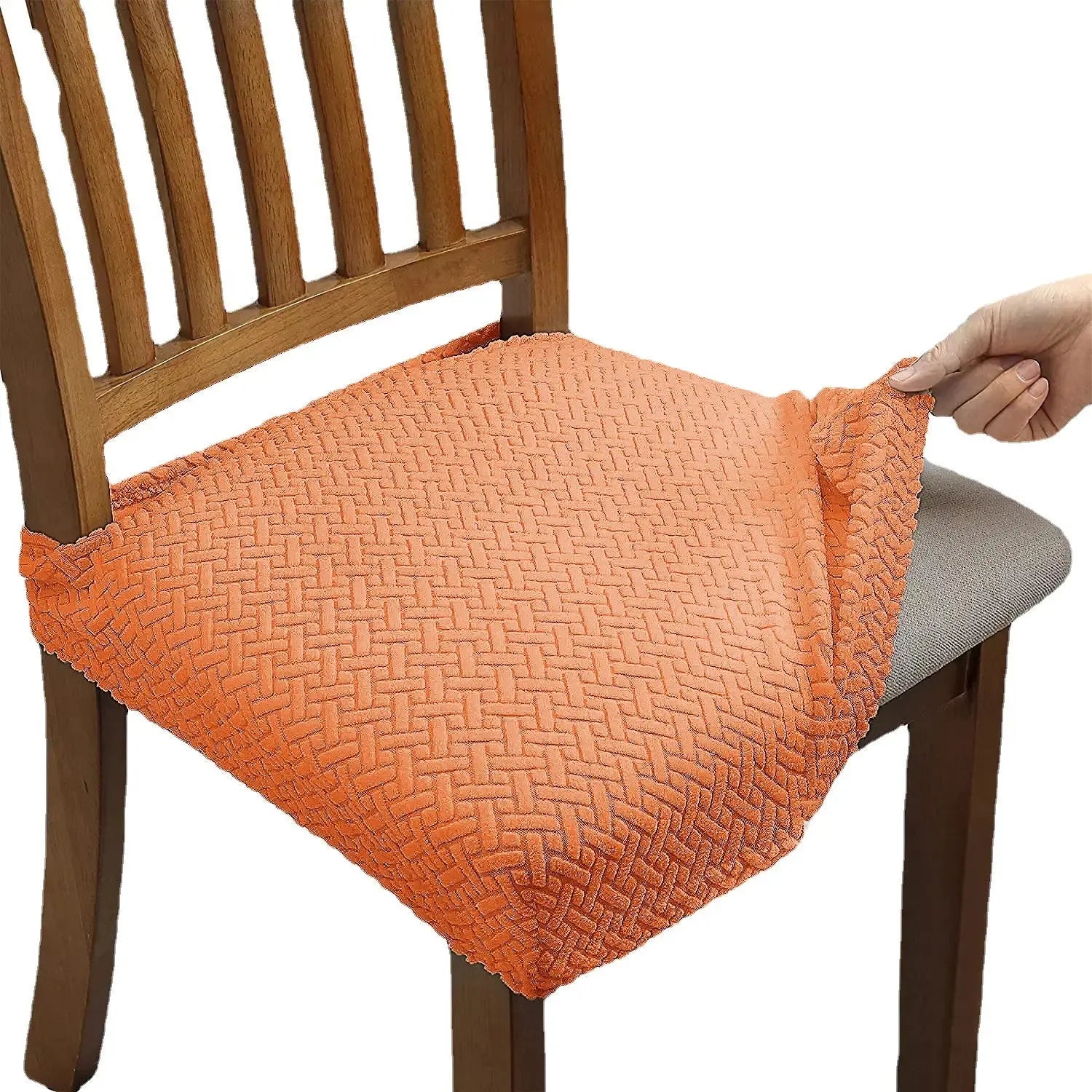 Housse assise chaise unie ELASTIO