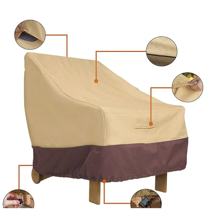 JADYSOFA - Housse de jardin imperméable pour fauteuil d'extérieur et mobilier de jardin - Housse de France