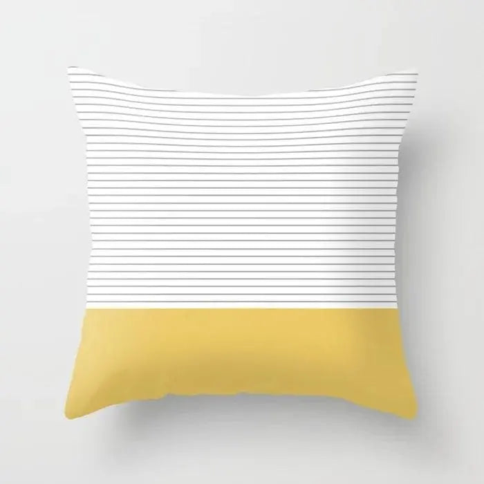 JAUNE - Housse de coussin décoratif - Housse De France