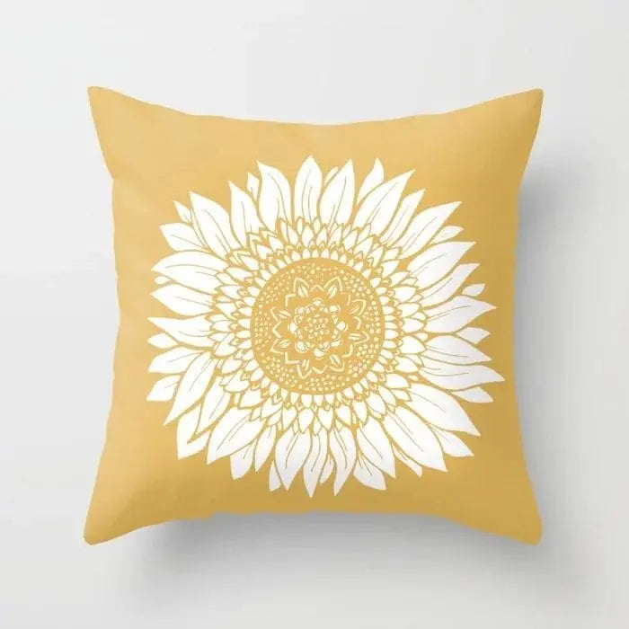 JAUNE - Housse de coussin décoratif - Housse De France