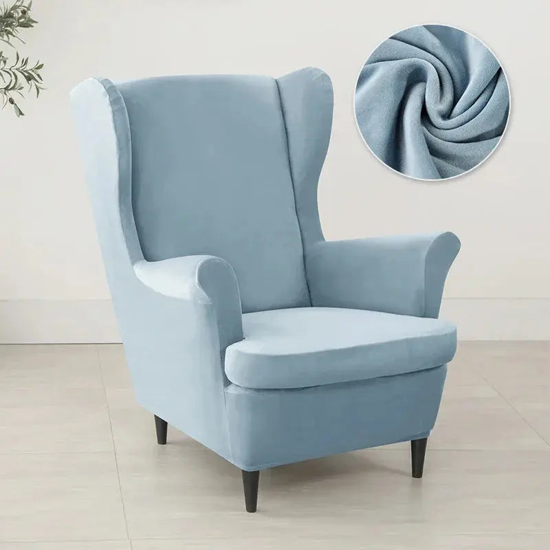 Housse Fauteuil à Oreilles Velours VELORIN