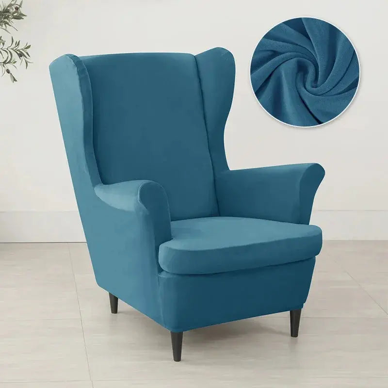 Housse Fauteuil à Oreilles Velours VELORIN