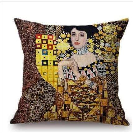 LOVEART - Coussin et taie d'oreiller motif peinture et dessin artistique - Housse De France