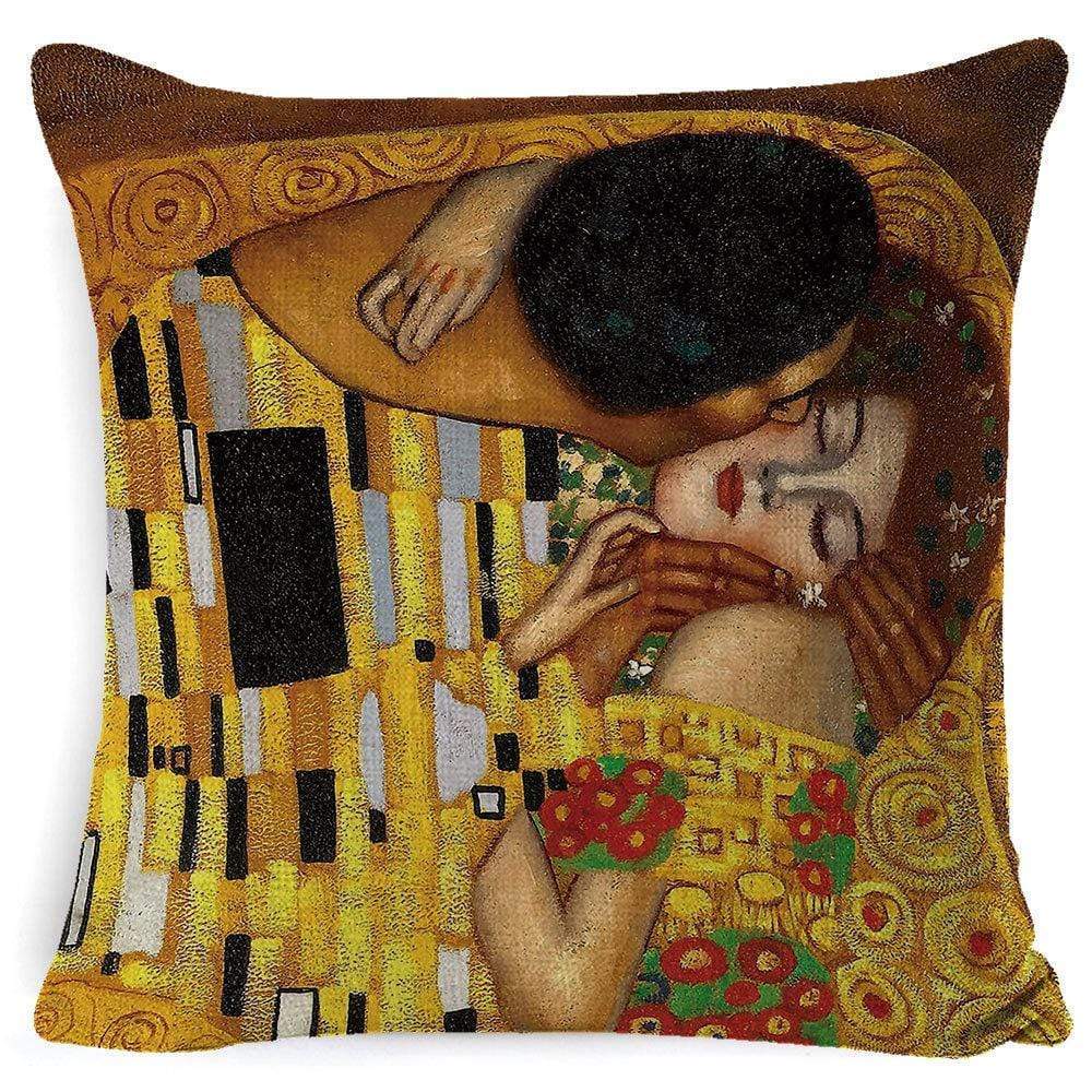 LOVEART - Coussin et taie d'oreiller motif peinture et dessin artistique - Housse De France