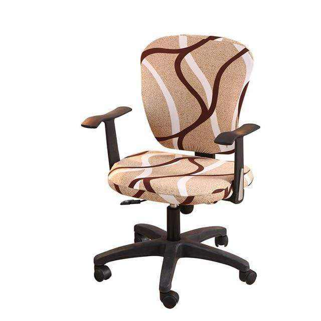 MYSEAT - Housse ajustable pour chaise de bureau - Housse De France