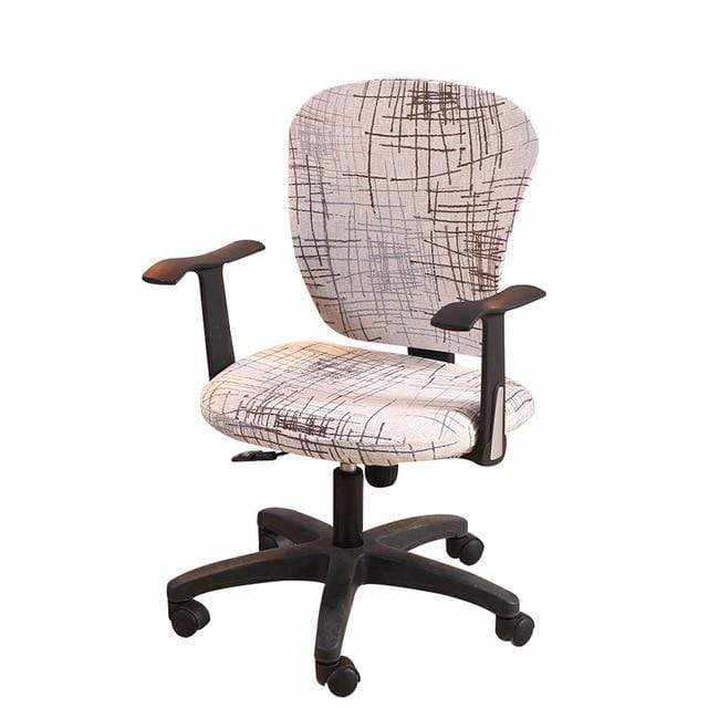 MYSEAT - Housse ajustable pour chaise de bureau - Housse De France