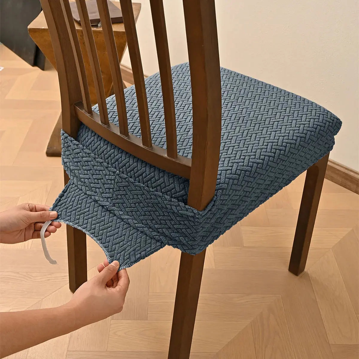 Housse assise chaise jacquard LIVENO