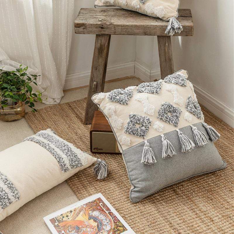 Oreiller - coussin en toile de coton - Housse De France